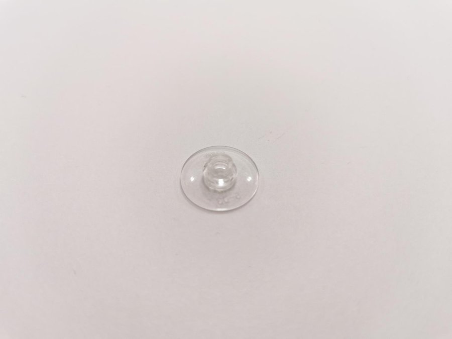 Lego - rund - transparent - dish - 2x2 - part 4740 - trans clear