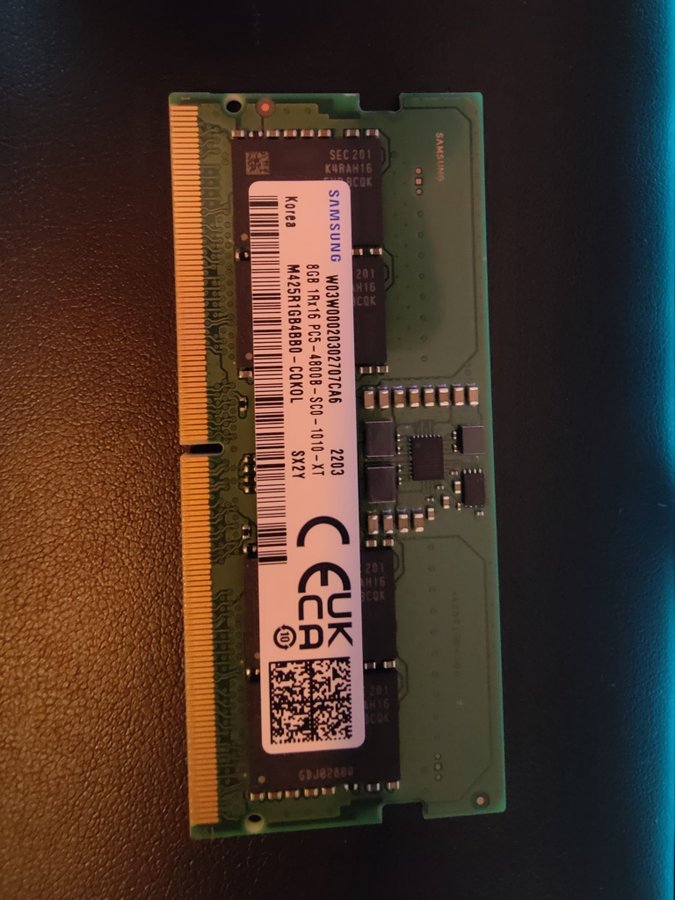 Samsung 8GB Memory Module for Laptop