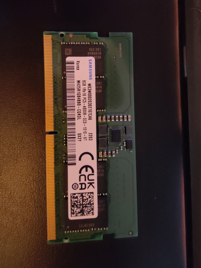 Samsung 8GB Memory Module for Laptop