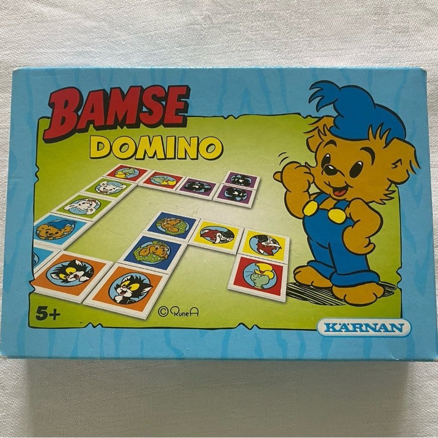 Domino med Bamse från Kärnan, ålder 5+