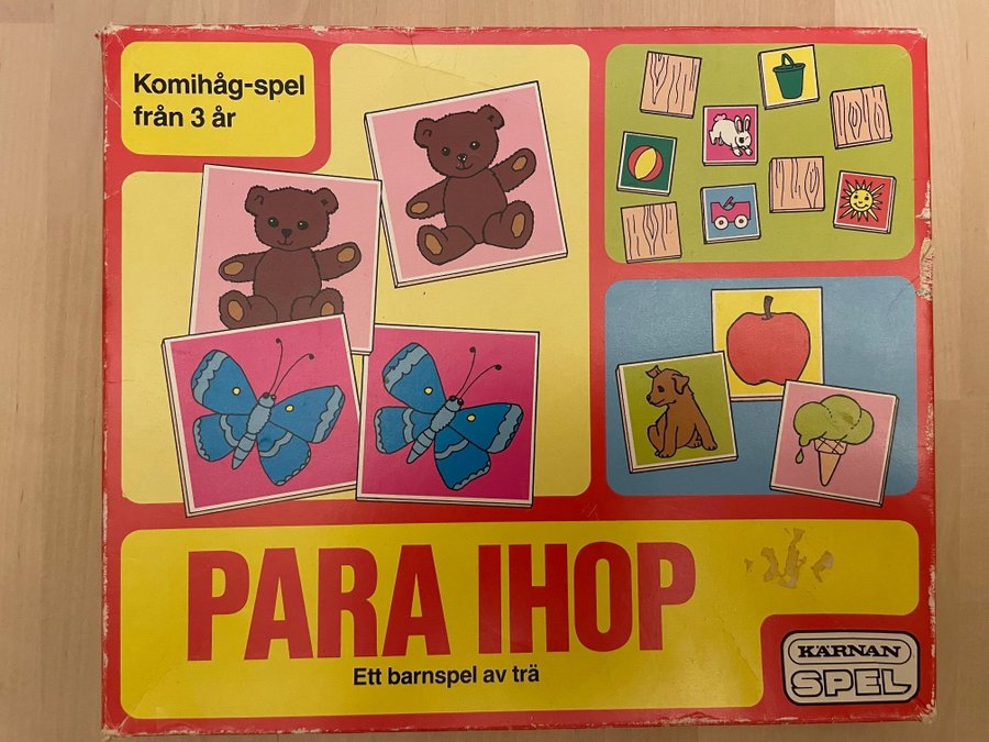 Para ihop - Ett barnspel av trä från Kärnan