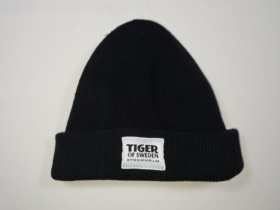 Tiger of Sweden svart beanie, one size