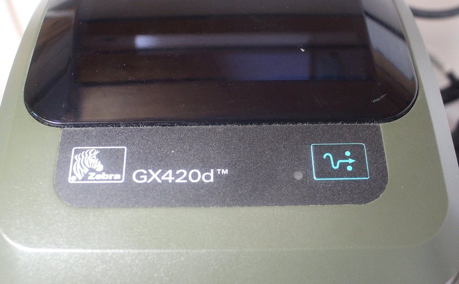 Zebra GX420d Etikettprinter, med fraktsedelsetiketter