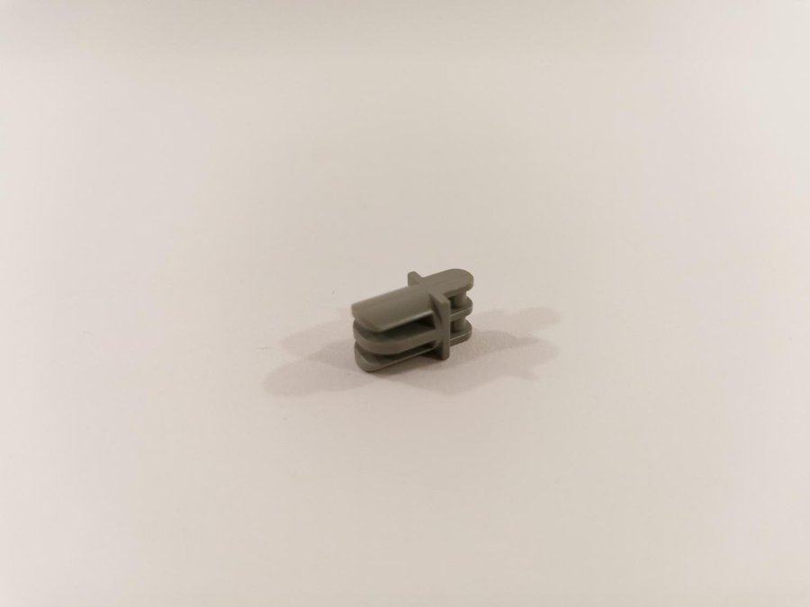 Lego - space - arm - fäste - part 4220 - ljusgrå (old light gray)