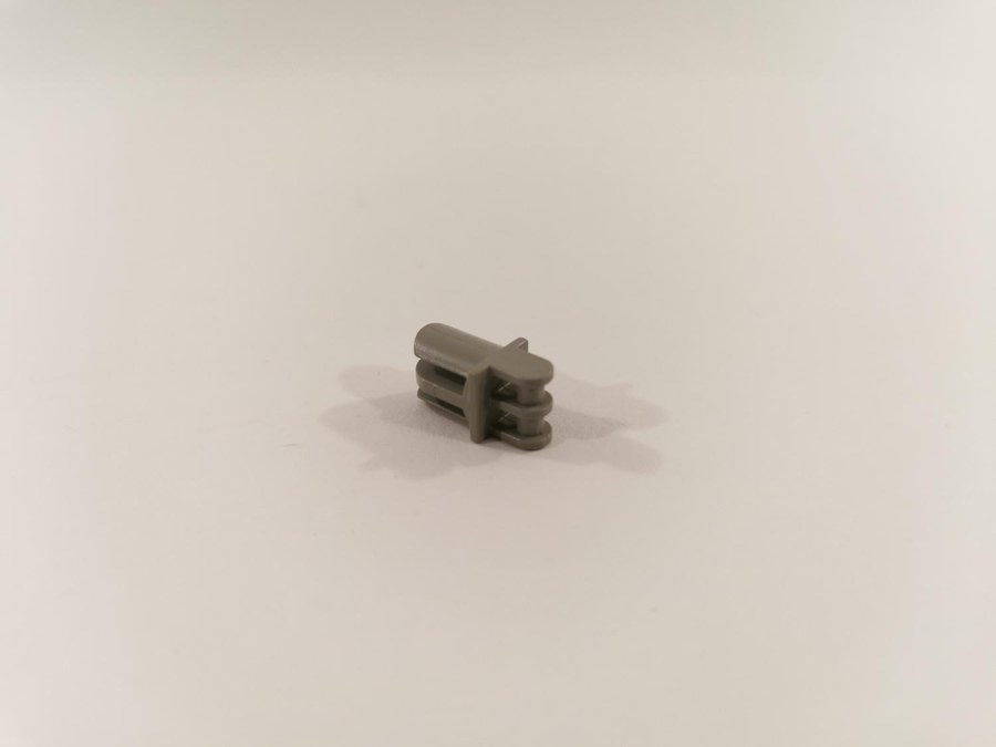 Lego - space - arm - fäste - part 4220 - ljusgrå (old light gray)