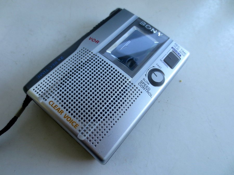 Sony TCM-200DV kassett inspelning diktafon Walkman Recorder VOD