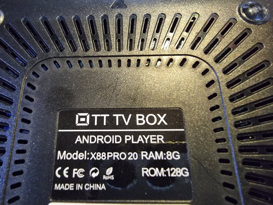 8K ULTRA HD ANDROIDBOX X88PRO 128Gb ROM och 8Gb RAM