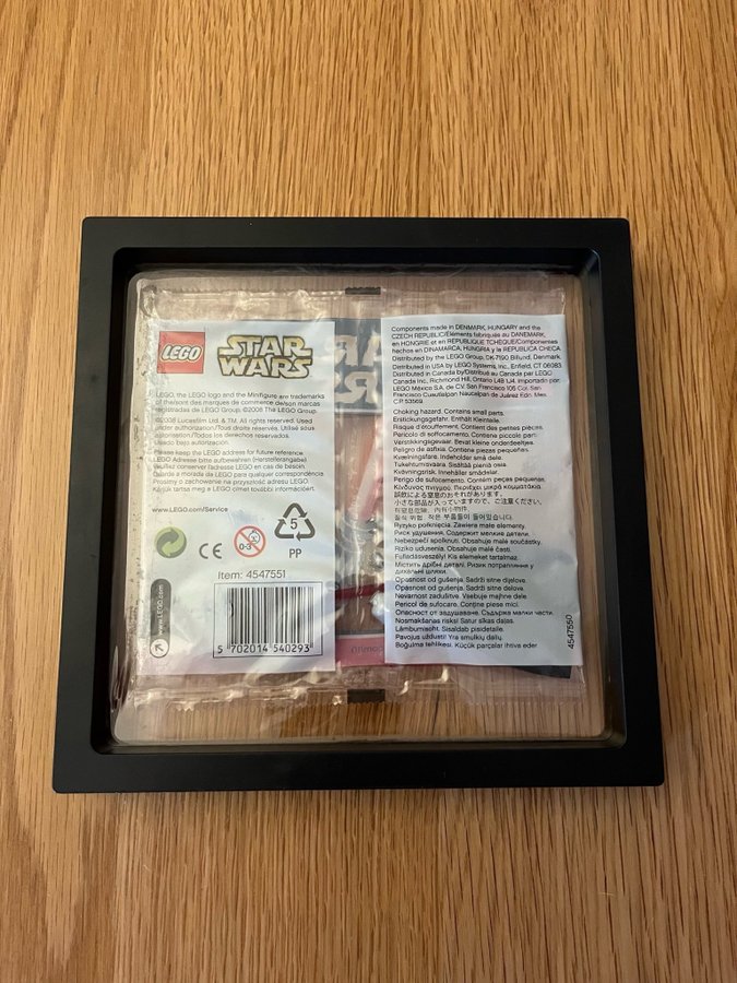 Lego Star Wars Chrome Darth Vader Polybag (oöppnad/sealed)