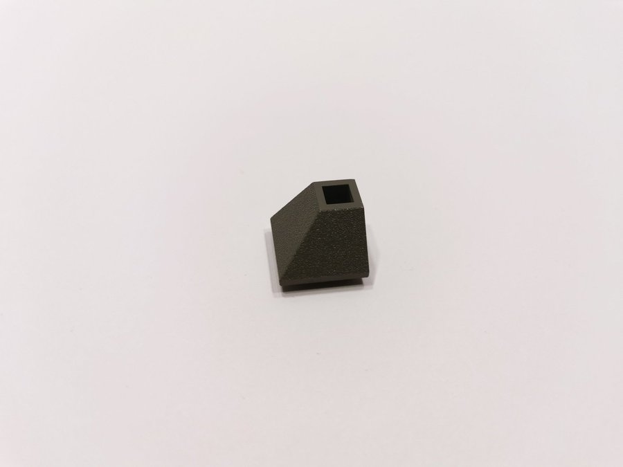 Lego - slope - sned - hörn - 2x2 - part 3676 - mörkgrå (old dark gray)