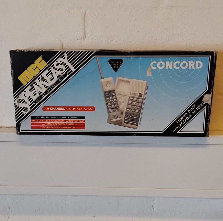 Concord SPEAKEASY 10 Channel Cordless Telefon