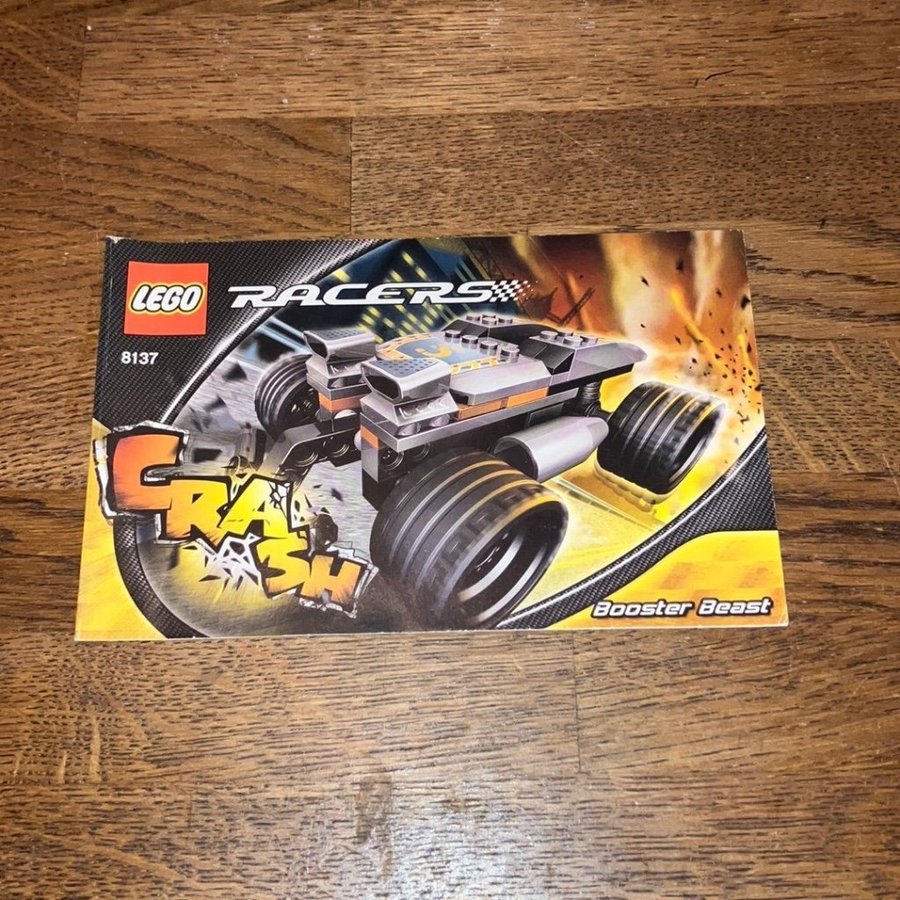 Lego Racers 8137 Booster Beast - endast Byggmanualer