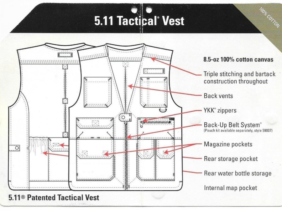 VÄST 5.11 TACTICAL SERIES