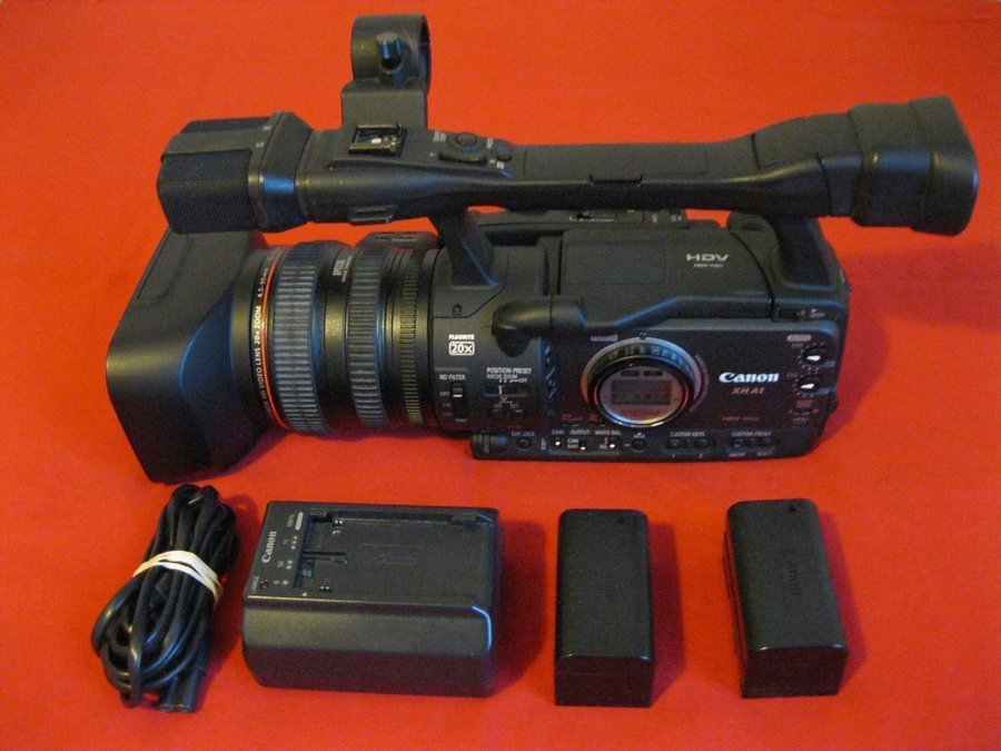 Canon HDV XH A1 videokamera.