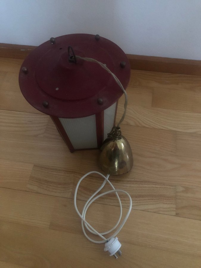 Gammal taklampa/ hal lampa 50-60 talet