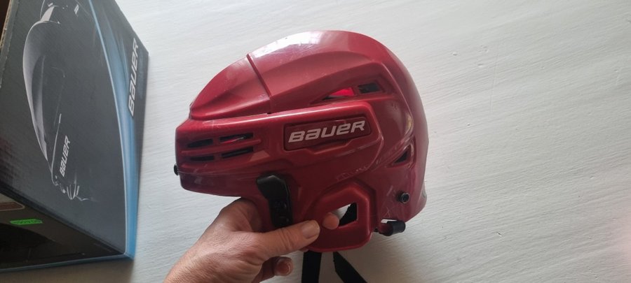 Bauer IMS 5.0 Ishockeyhjälm Röd storlek S