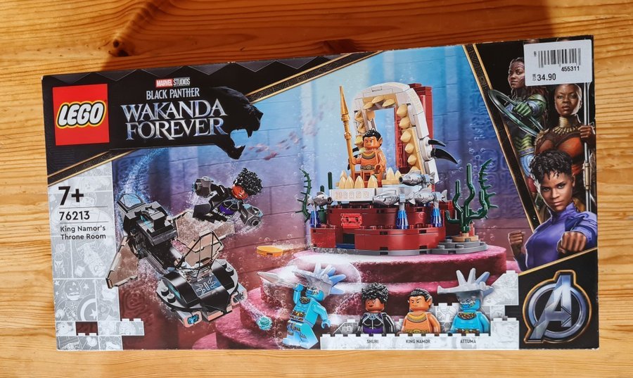 Legopaket Black Panter Wakanda forever (76213)