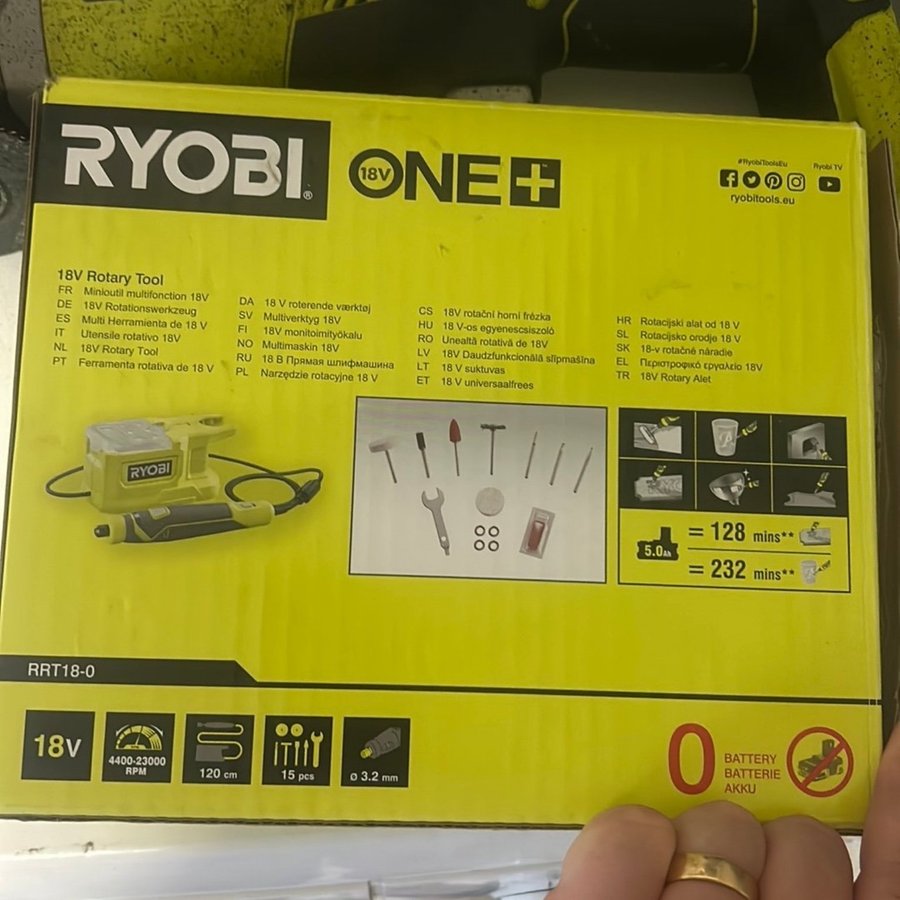 Ryobi 18V Rotationsverktyg RRT18-0