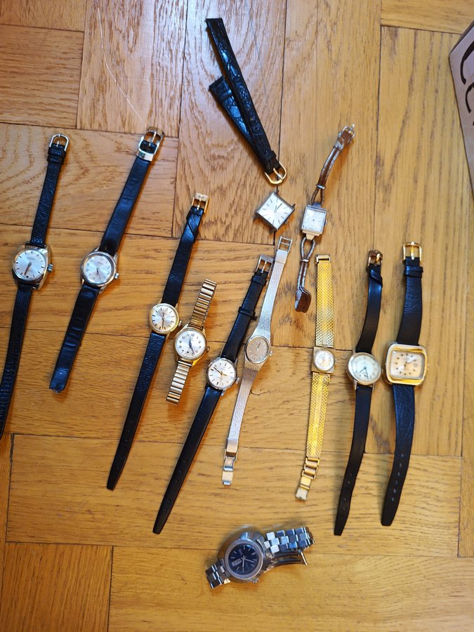 renoveringsobjekt lemania, movado, tissot, eterna, certina enicar mfl