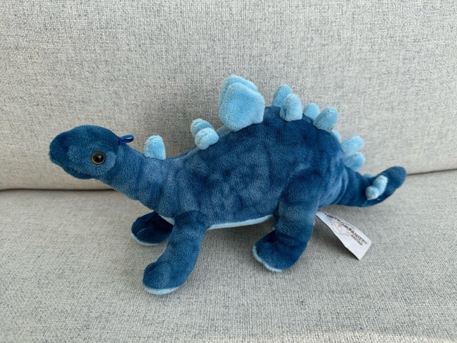 Gosig dinosaurie från Teddykompaniet - Dino stegosaurus gosedjur