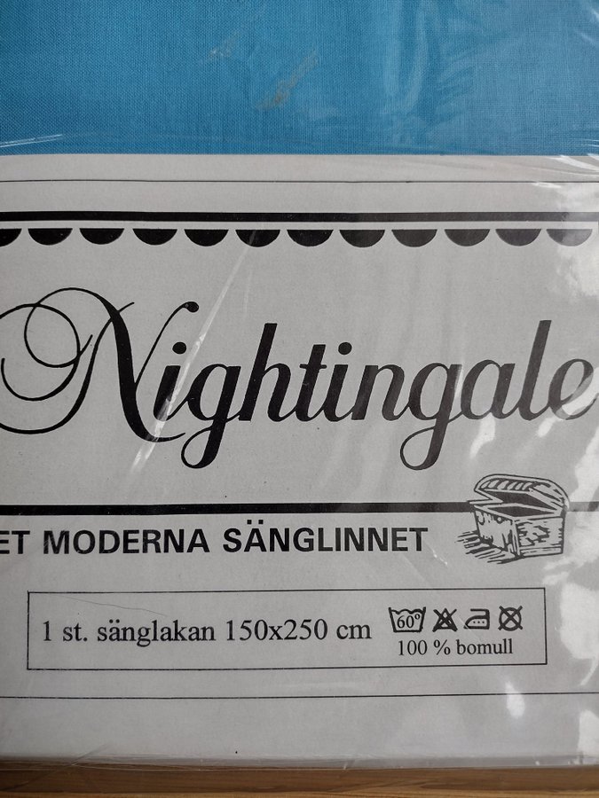 Lakan nytt Nightingale lakan i originalförpackning