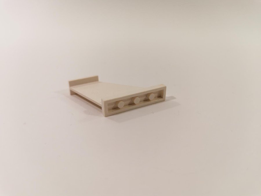 Lego - vinge - tail - 1x4 - part 2340 - vit