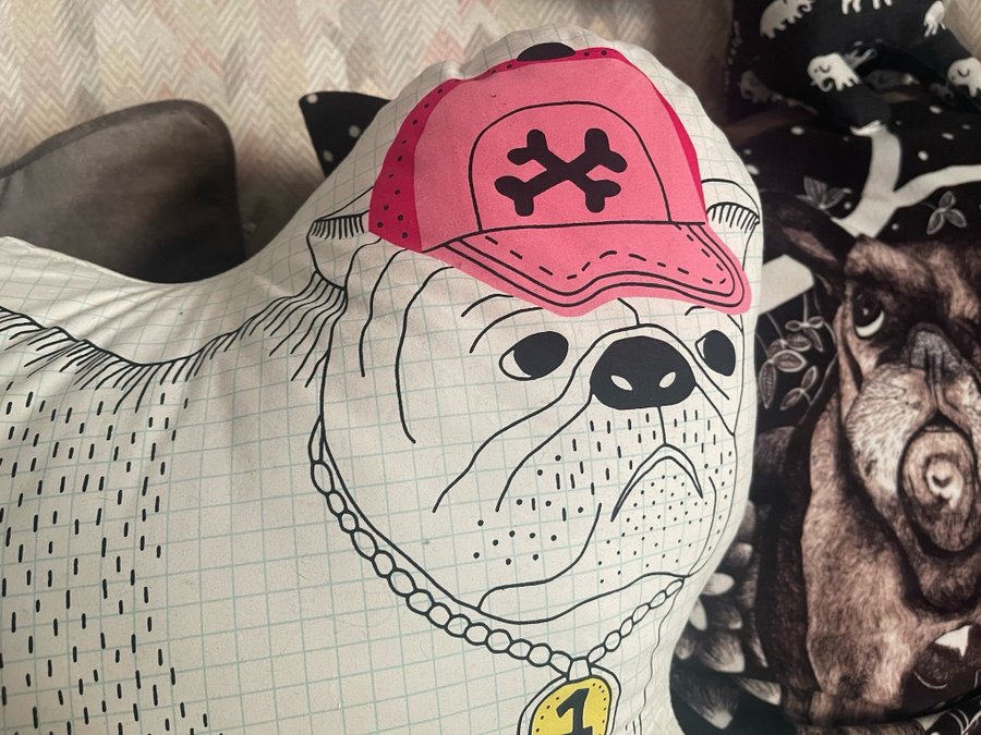 NY Fransk Engelsk Bulldog kudde hund first price design jul GÅVA INGÅR