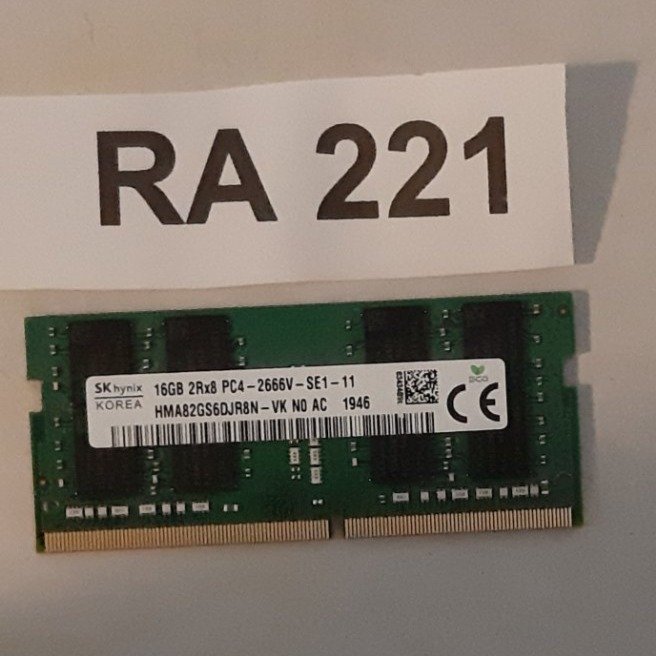 Ram DDR4 16GB  märke : SK hynix  för laptop