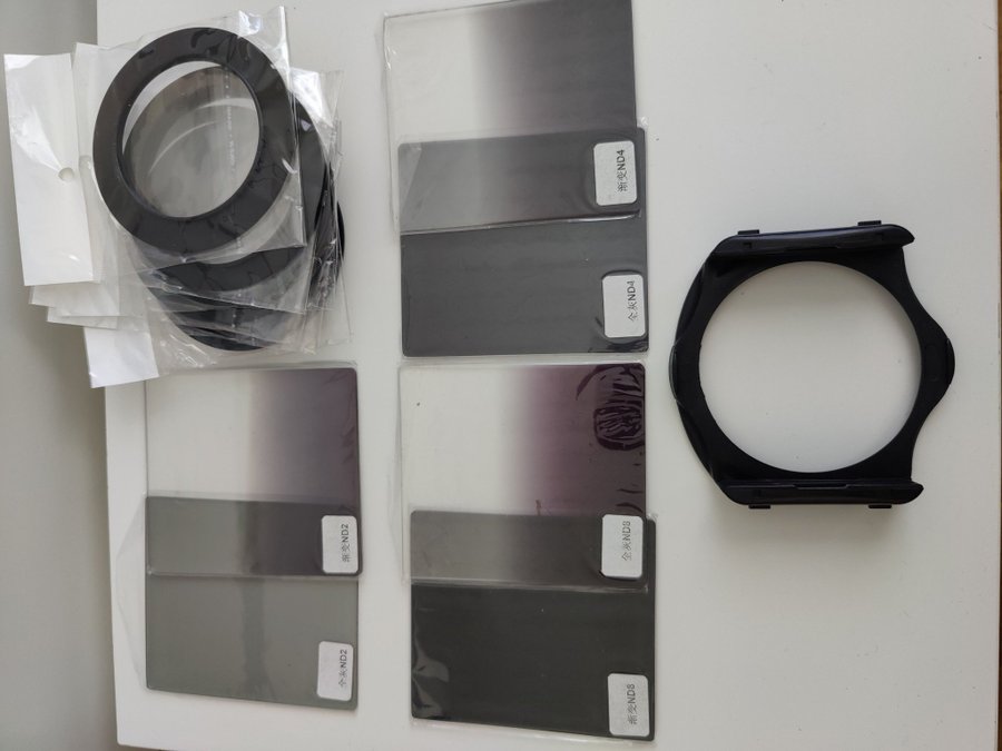 ND filter system (hållare+filtrare+adaptrar)