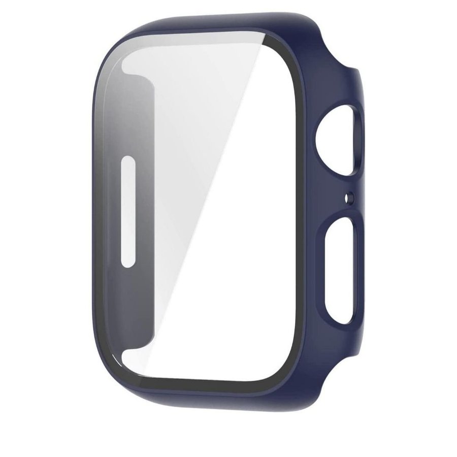 NY - BLÅ - Glass+Cover For Apple Watch Case - 41 mm