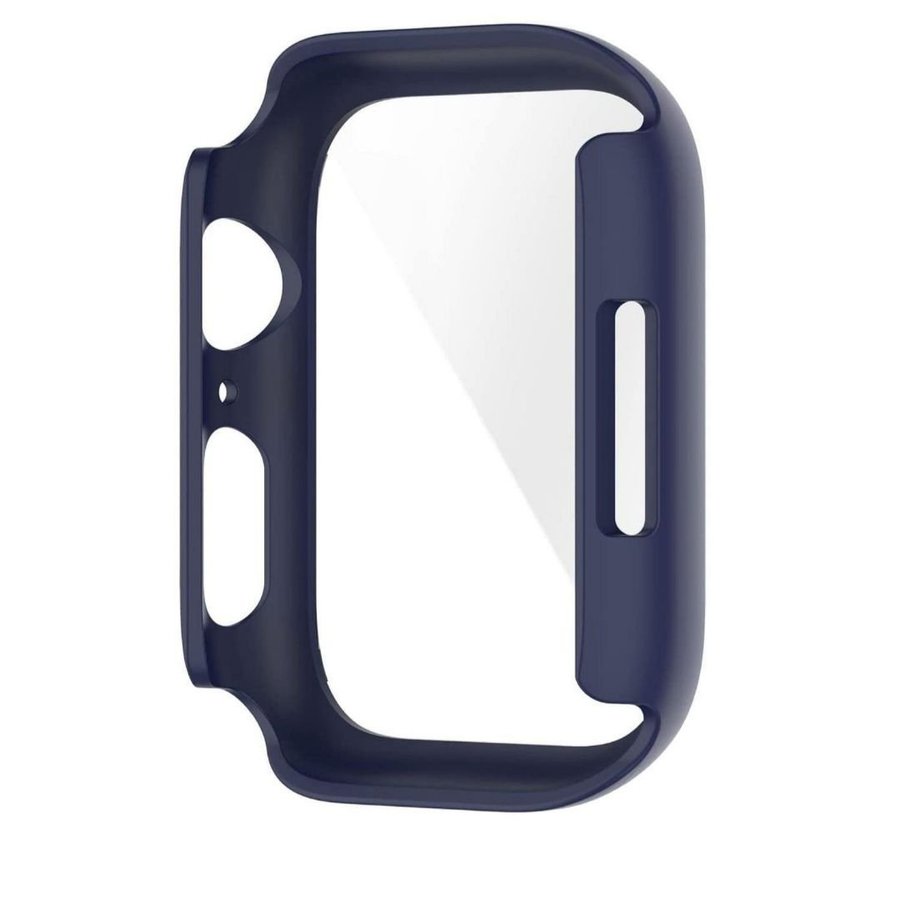 NY - BLÅ - Glass+Cover For Apple Watch Case - 41 mm