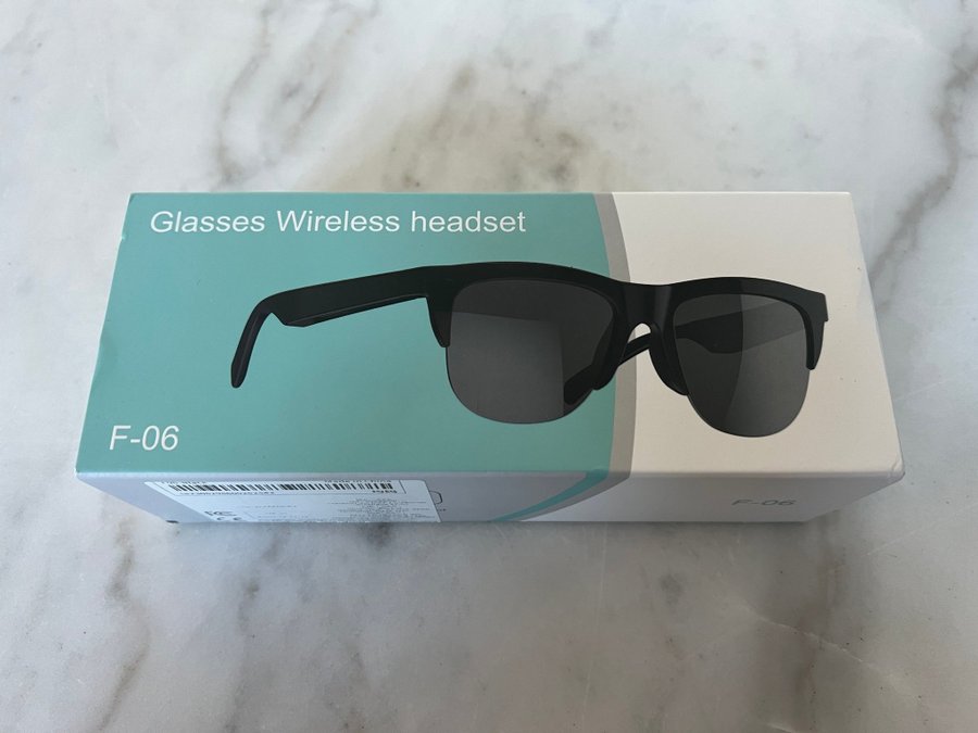 F-06 Glasses Wireless Headset – Solglasögon med Inbyggda Högtalare och Bluetooth