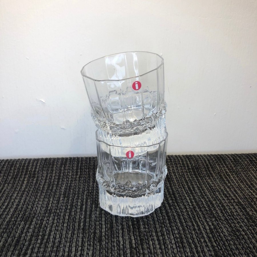 8 st Iittala - Whiskyglas - Glas - Pallas