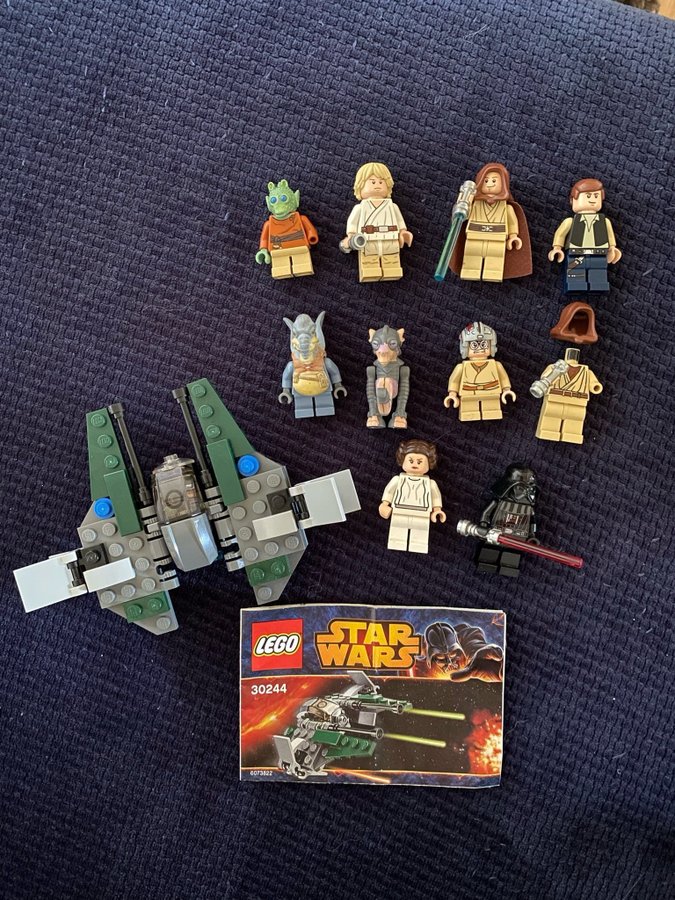 Lego Star Wars StarWars Minifigurer mini figurer gubbar legogubbar + 30244