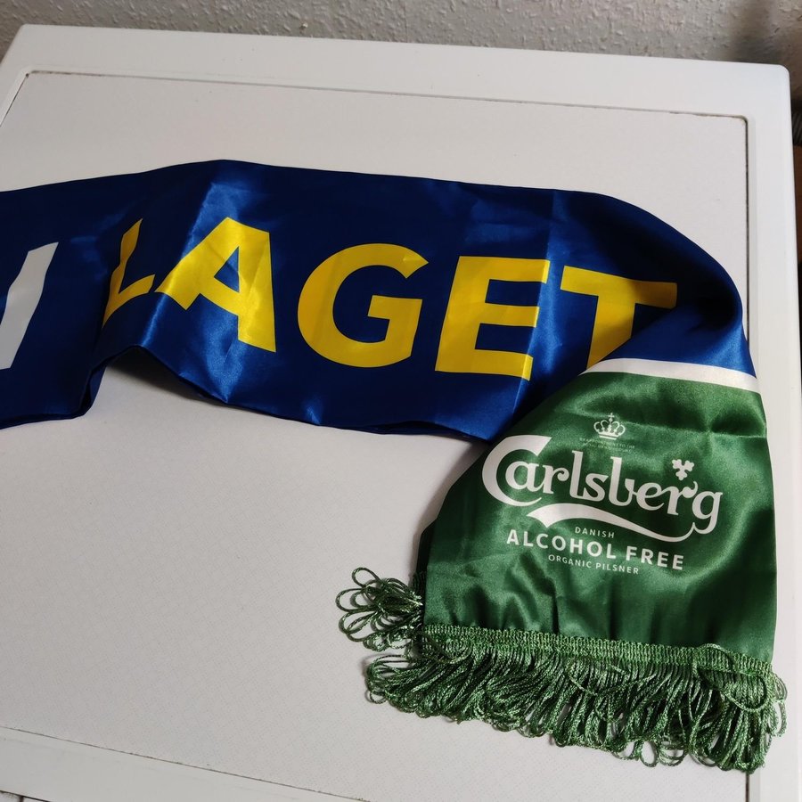 Carlsberg halsduk 'En del av laget' supporterhalsduk i silke