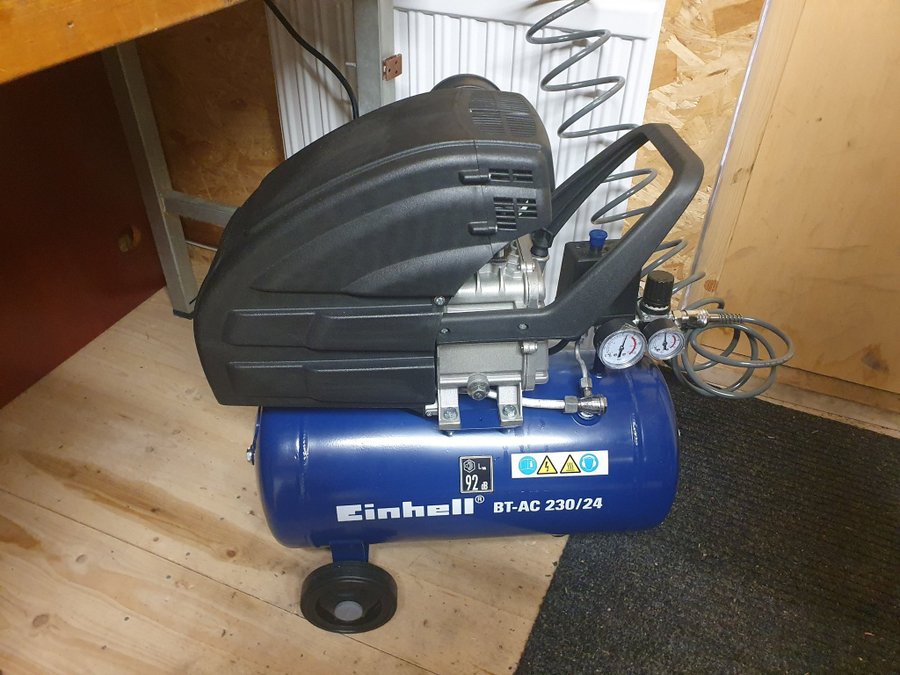 Einhell BT-AC 230/24 Kompressor (Helt ny+kvitto)