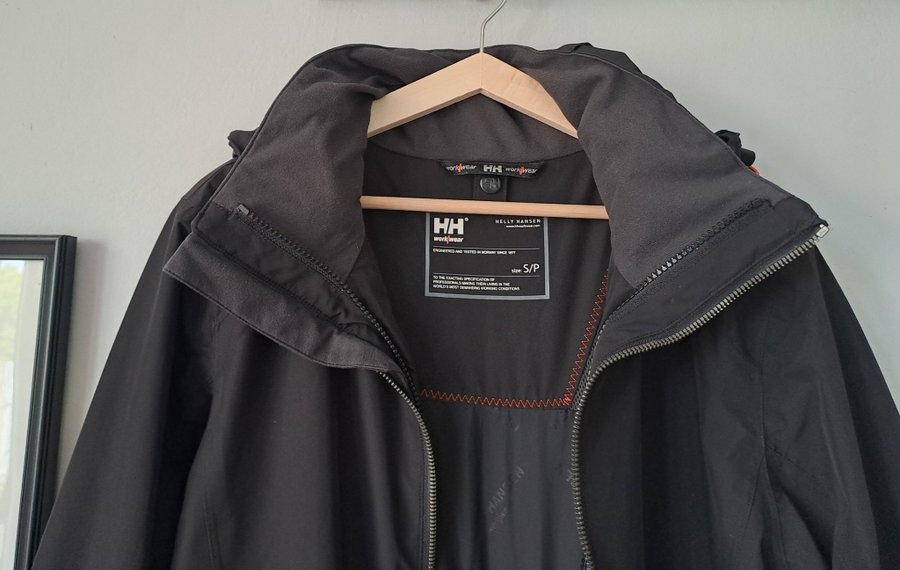 HH Helly Hansen TECH Performance workwear regnjacka jacka med huva stl. S