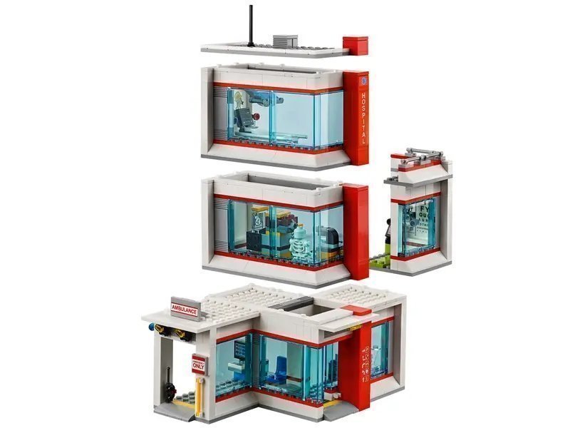 LEGO 60204 City Town LEGO® City Sjukhus,(Antal delar 861),år 2018.