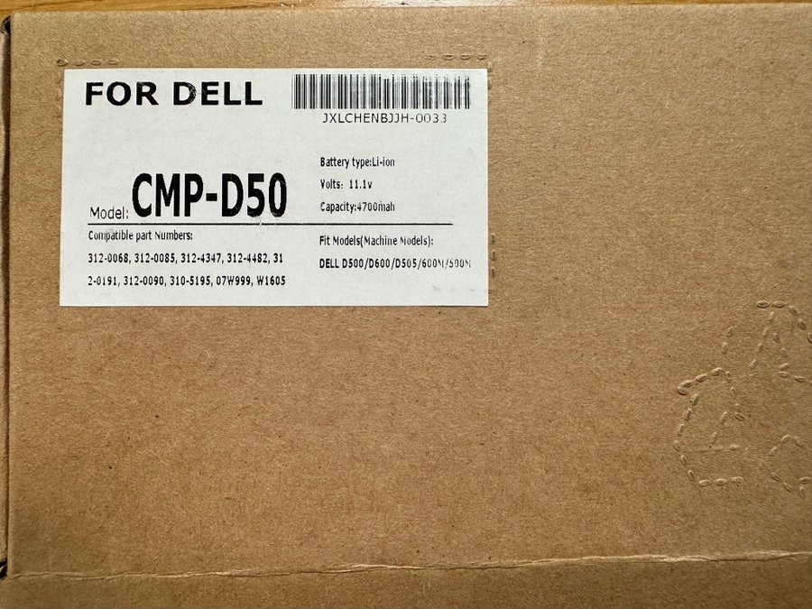 Dell Laptop Batteri CMP-D50