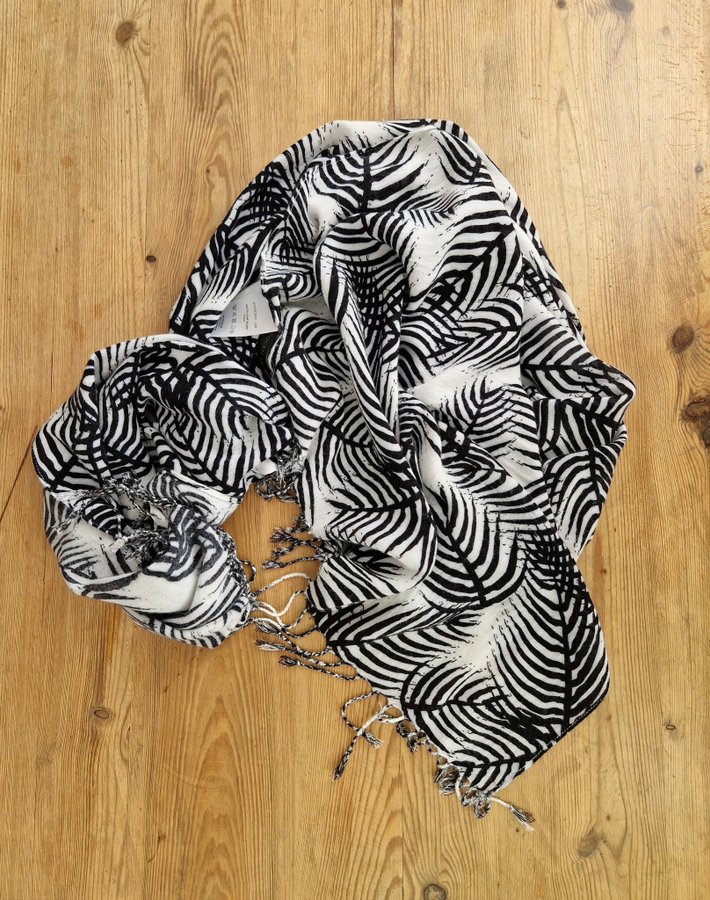 STOCKH LM svartvit scarf/sjal