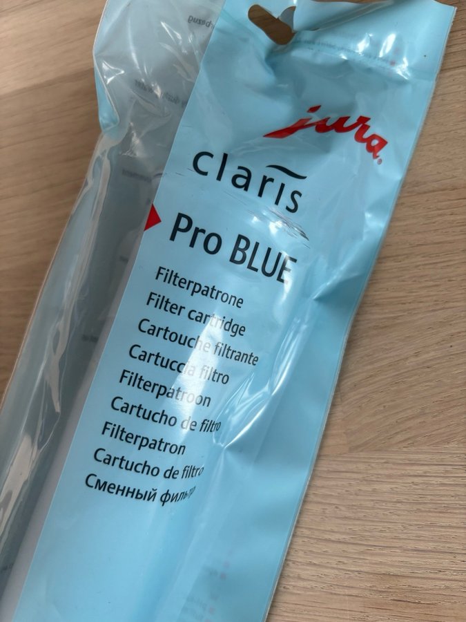 Filterpatron CLARIS Pro Blue till Jura helautomatiska kaffemaskiner