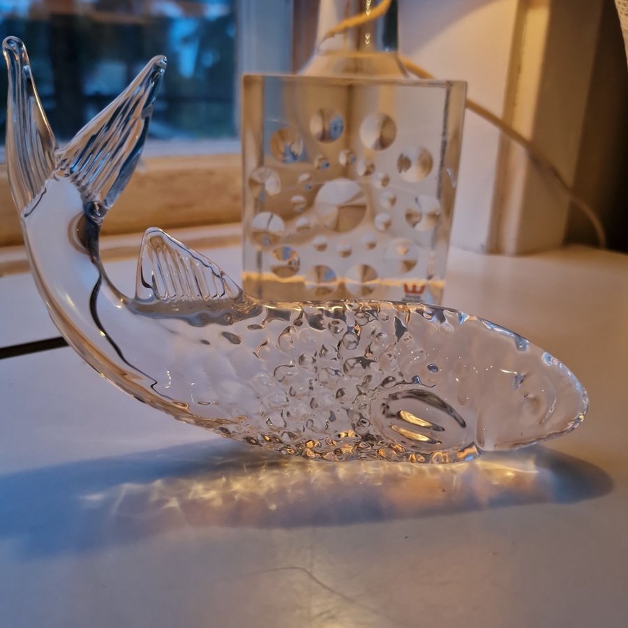 Fantastiskt fin fisk i klart glas