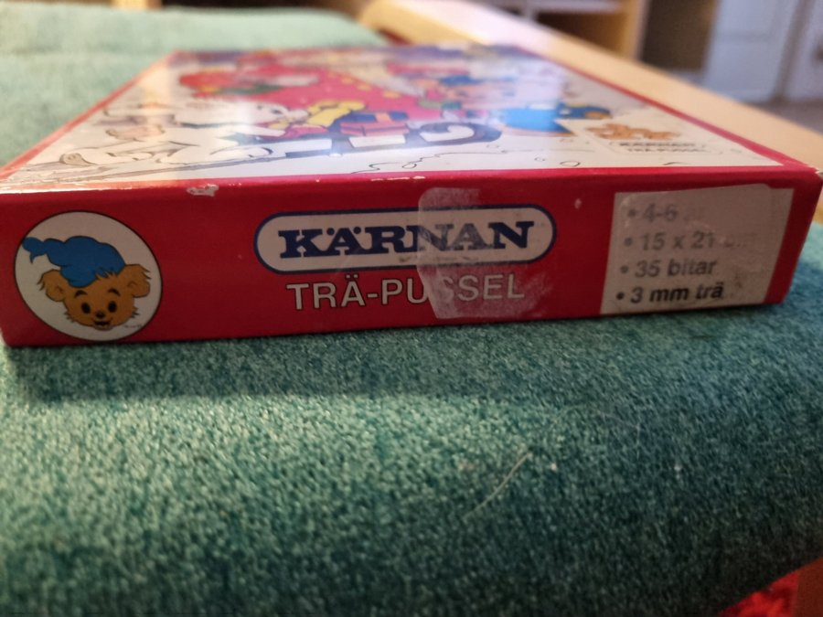 Kärnan Trä-pussel Bamse