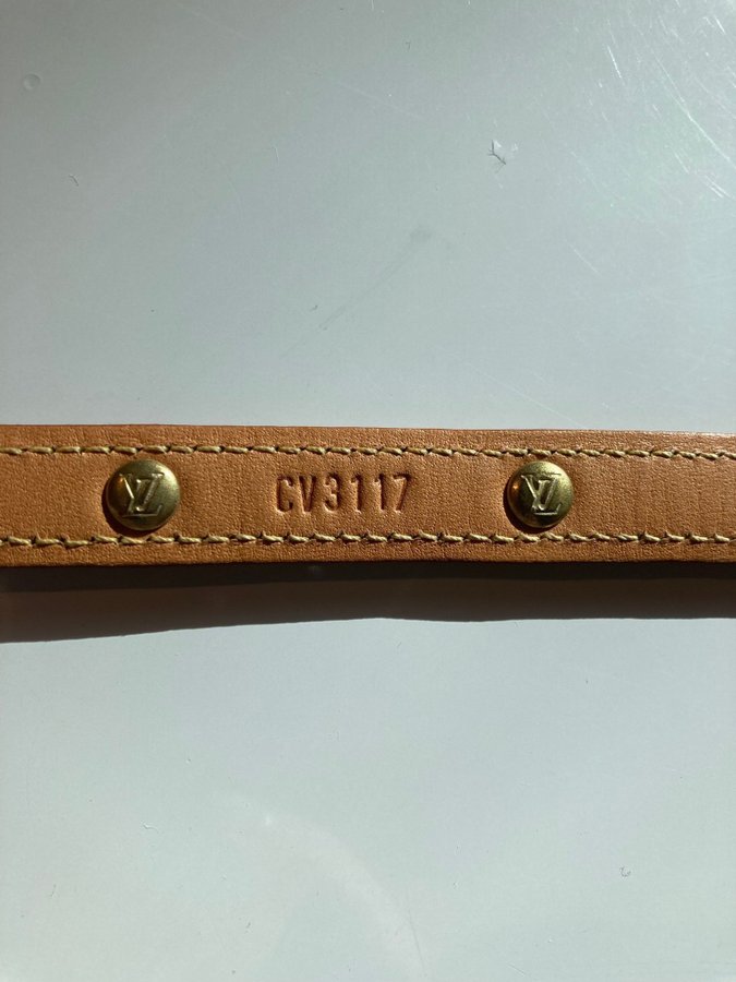 Louis Vuitton PM monogram dog collar / hundhalsband