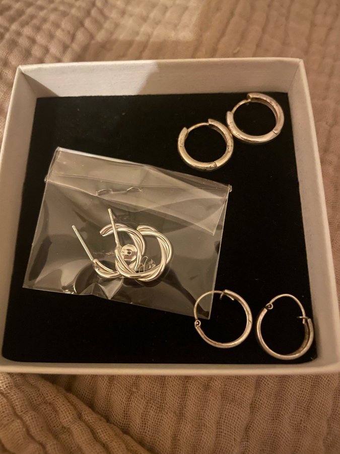 Paket med silverhoops