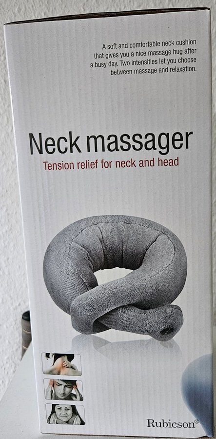 Julklapp? Nack massage apparat kudde batteridriven. Oanvänd.