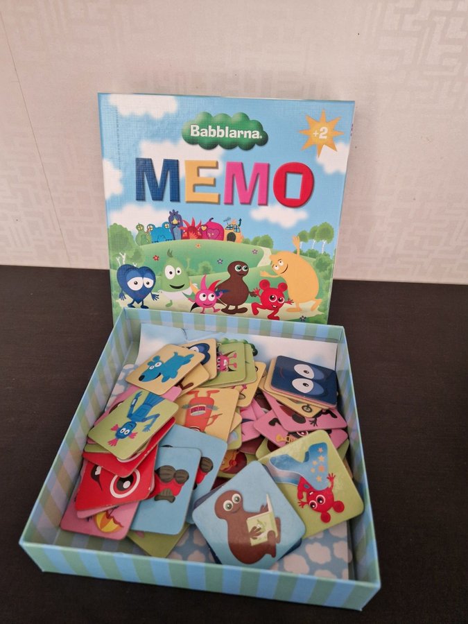 Babblarna Memory spel, nyskick! Julklapp