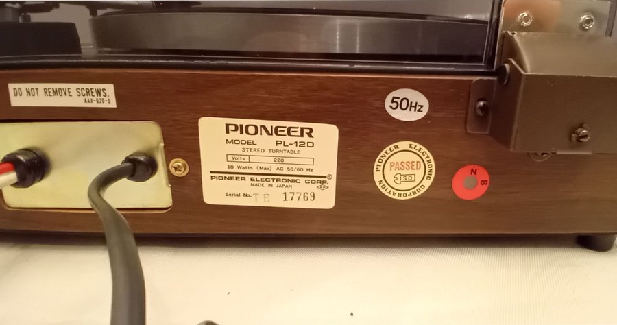 Pioneer PL-12D