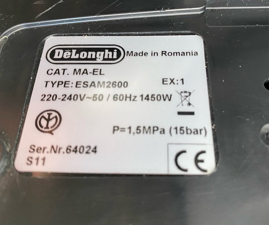 DeLonghi Caffe Corso ESAM2600