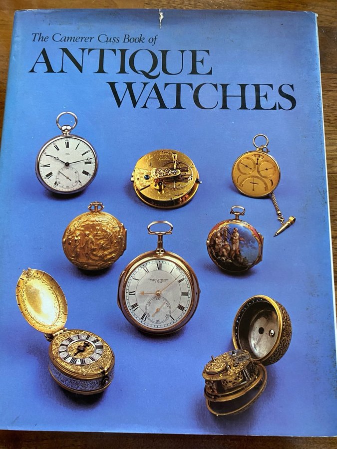 Camerer Book Antique Watches, bog gamle ure, Bok klokker, Bok ure, Bok klockor,