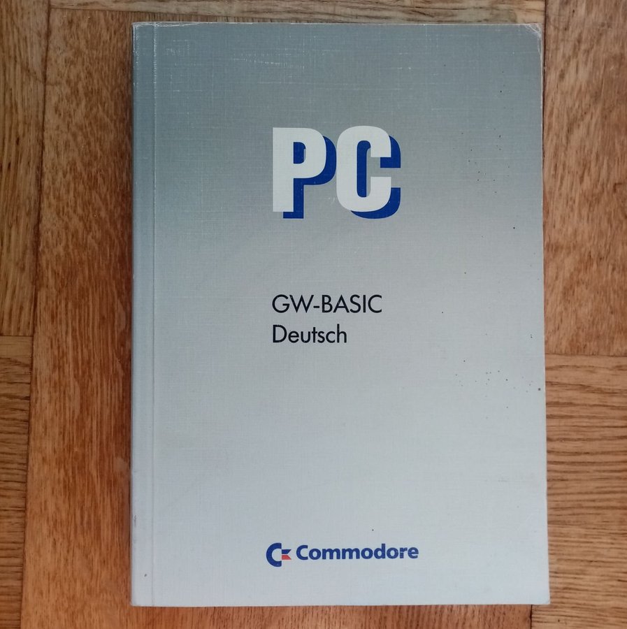 PC GW-Basic Deutsch (Commodore PC  Amiga) Manual